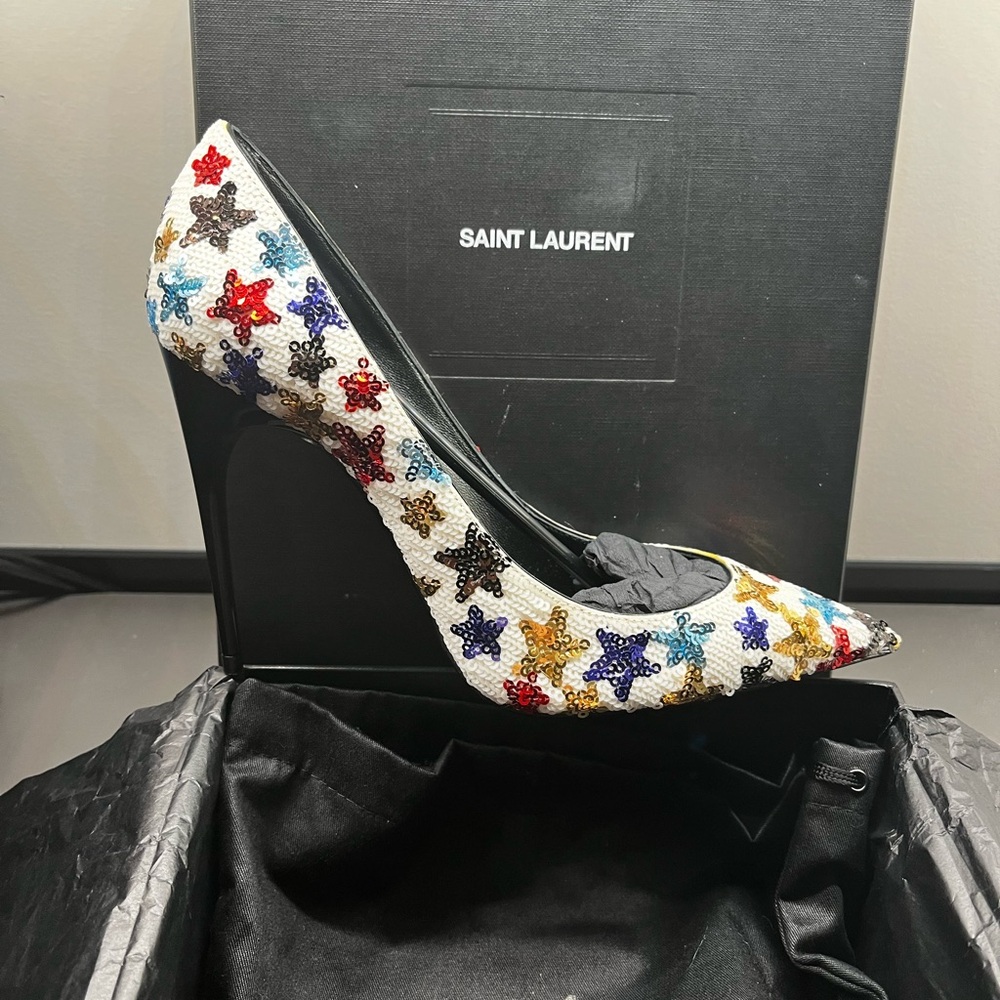 Saint Laurent Heels - Palace Star Sequined